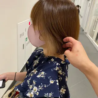 ショート カラー 🌿レイヤー/ブリー チ/🌿JINのヘアスタイル