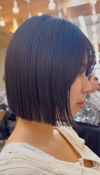 ショート カラー 巻ける縮毛矯正✨ ボブ/ショートともきのヘアスタイル