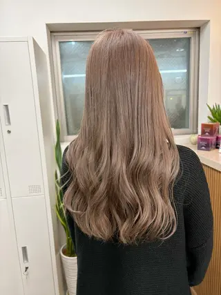 セミロング カラー 透明感・艶カラー/ 坂田友梨奈のヘアスタイル