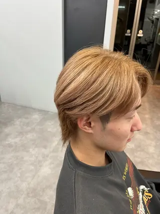 セミロング 永井 脩弥のヘアスタイル