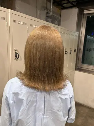 ミディアム 🪞透明感カラー🫧 縮毛矯正🥇かずきのヘアスタイル