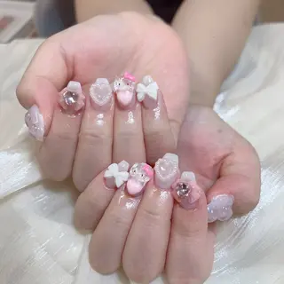 ネイル 🎀nana🫧 ワンホンネイル🎀のネイルデザイン