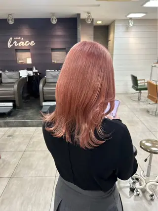 セミロング カラー 本尾 空大のヘアスタイル