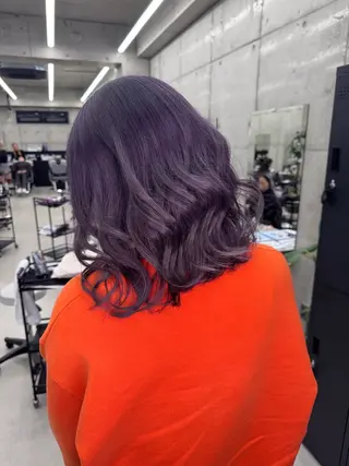 カラー Asami／名古屋／ ハイトーン／デザインのヘアスタイル