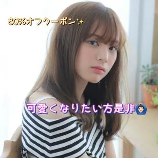 カラー パーマ ヘアアレンジ 髪質改善/韓国風 レイヤー/田村祐樹のヘアスタイル