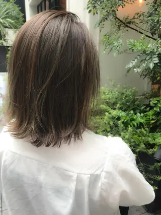 ミディアム LOMA🇰🇷 銀座クボタのヘアスタイル