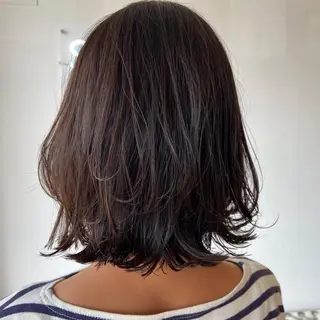 ミディアム SUNC/🤎 オオクマ　カナエ🤎のヘアスタイル