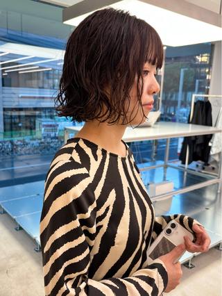 ショート パーマ LARK/SUE 千葉パーマのヘアスタイル