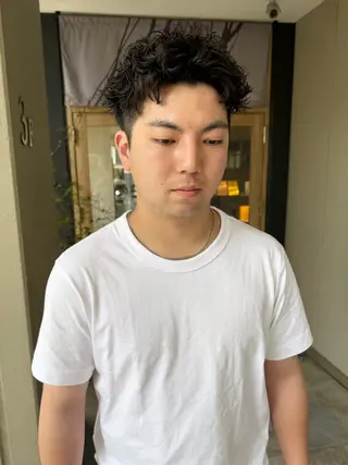 パーマ メンズ mau tomokaのヘアスタイル