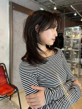 ミディアム ECLAT まほのヘアスタイル