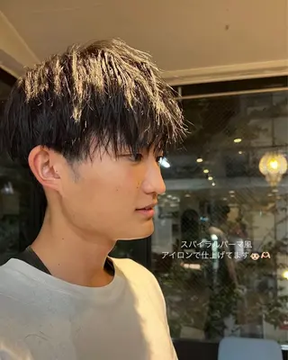 メンズ こばやし あこのヘアスタイル