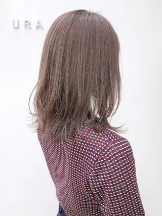 ミディアム メンズパーマ/ ハイトーン/タニザキのヘアスタイル