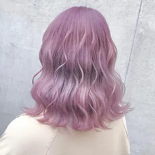 セミロング カラー ヘアアレンジ メンズ キッズ ブリーチの髪様 MASATOのヘアスタイル