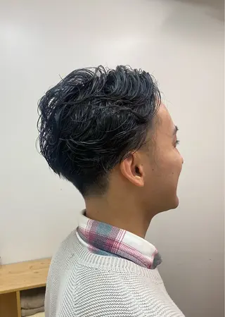 ショート パーマ 染谷 れなのヘアスタイル