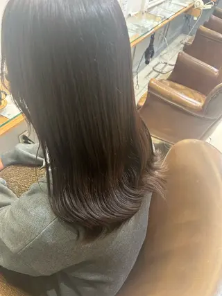 セミロング 韓国ヘアー🇰🇷 MIWAのヘアスタイル