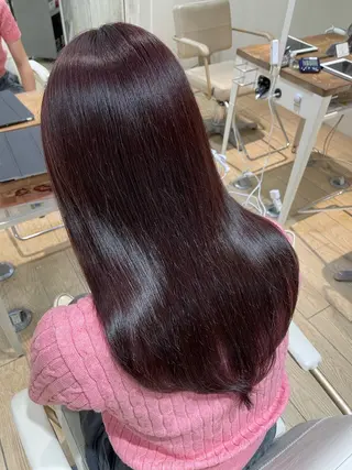 ロング 似合わせカット⌇ヘア セット⌇A i🤍のヘアスタイル