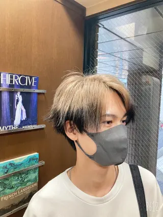 カラー 中尾 柊斗のヘアスタイル