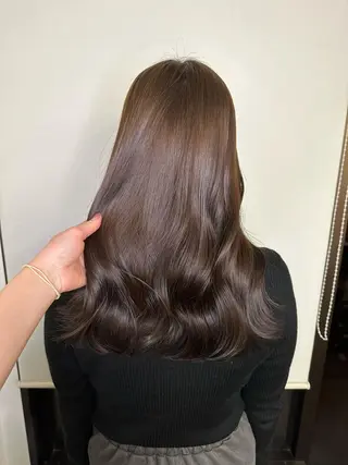 ミディアム カラー ブリーチカラー🫧 森　凪沙のヘアスタイル