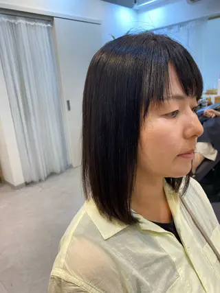ミディアム カラー パーマ 似合う髪型見つけます AYAKAのヘアスタイル