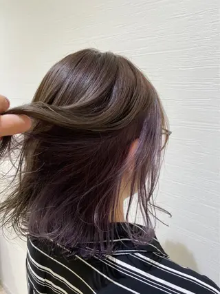 ミディアム カラー 縮毛矯正/ショート 長岡/姉崎宏実🌿のヘアスタイル
