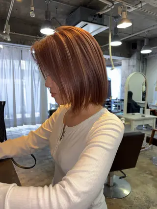 ミディアム 福岡美容室ハイトーン koudaiのヘアスタイル