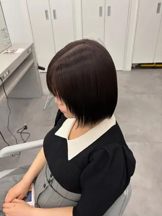 ショート カラー 🍀透明感ナチュラル カラー🍀じゅんのヘアスタイル