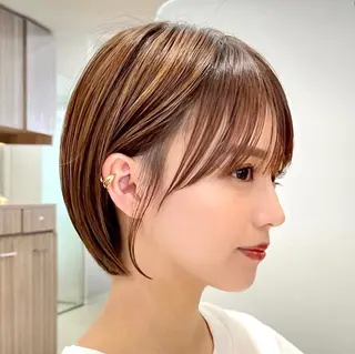ショート なな🫧表参道/似合 わせカット/レイヤーのヘアスタイル