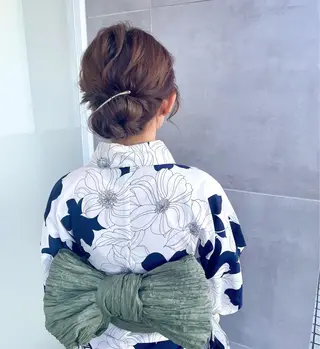 ロング ヘアアレンジ このみ/透明感カラー /ヘアアレンジ🫧のヘアスタイル