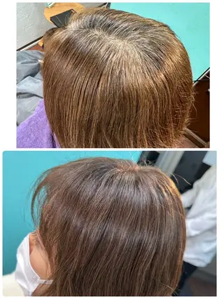 カラー 荻 佳那子のヘアスタイル