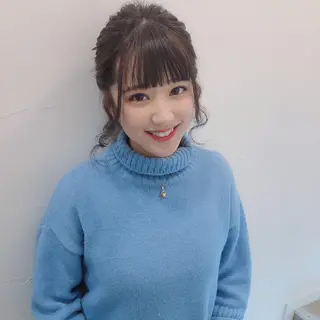 セミロング 太田 斗志のヘアスタイル