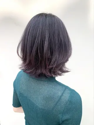 ミディアム カラー ヘアアレンジ 〽️magico/ ウルフDaiki〽️のヘアスタイル