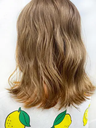 ミディアム 初めてでも失敗しない 透明感カラー Miiのヘアスタイル