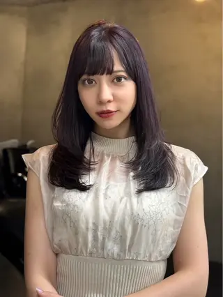 セミロング カラー killa表参道 /hinaのヘアスタイル