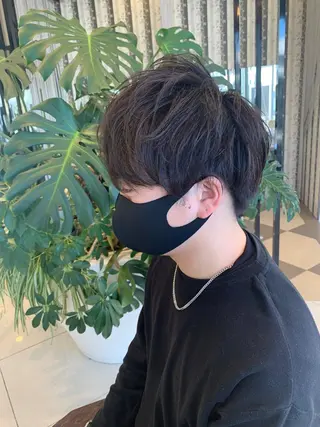 カラー メンズ 上村 菜月のヘアスタイル