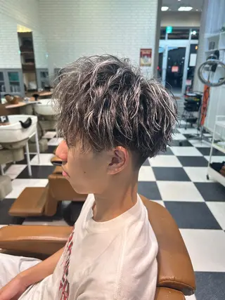 ショート カラー パーマ メンズ 奈良/生駒/FEEL /ﾉｶﾞﾐﾄｼｷのヘアスタイル
