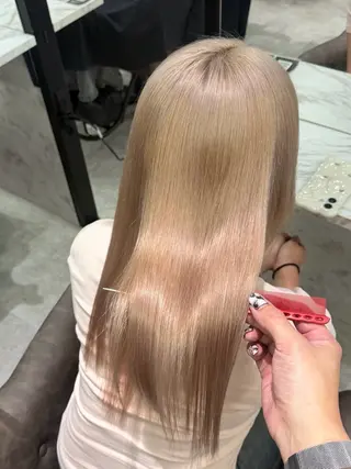ロング カラー 色落ちまで盛れる 💟まなみのヘアスタイル