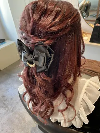 ヘアアレンジ REONA🪽✨薬院 レイヤーカット🫧のヘアスタイル