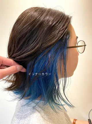 ミディアム CASANE 大橋康智のヘアスタイル