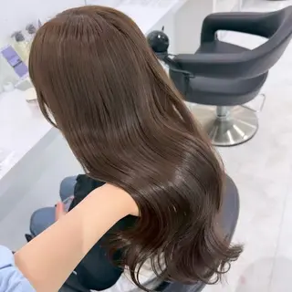 カラー 🤍ブリーチなし ブラウンhimi🤍のヘアスタイル