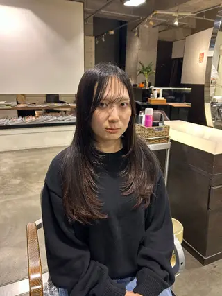 ロング レイヤー✨パーマ 🌙 nanacoのヘアスタイル
