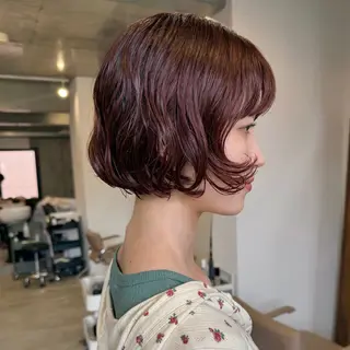ショート カラー パーマ ショート/ボブ kyokaのヘアスタイル
