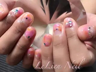 ネイル モチの良さ◉ フィルインネイル♡のネイルデザイン