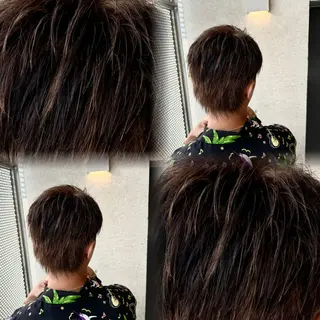 ショート カラー 髙橋 李里亜のヘアスタイル