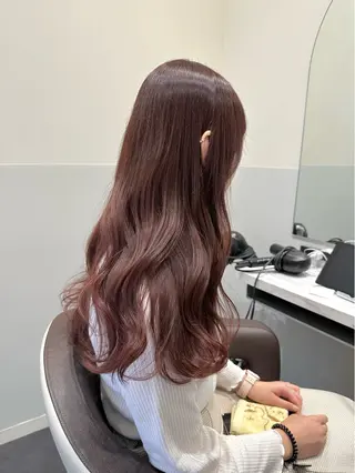 ロング カラー 矢野 晃平のヘアスタイル
