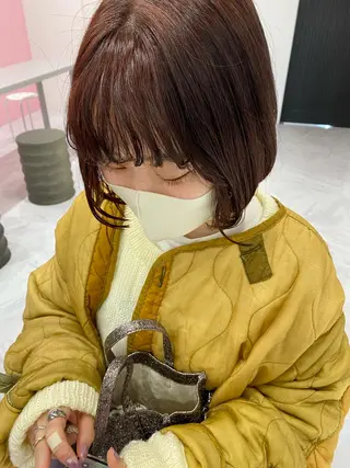 ショート カラー 石井（遠藤） 愛莉のヘアスタイル