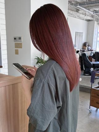 ミディアム カラー 髪質改善が得意✨ 榎本亜衣のヘアスタイル