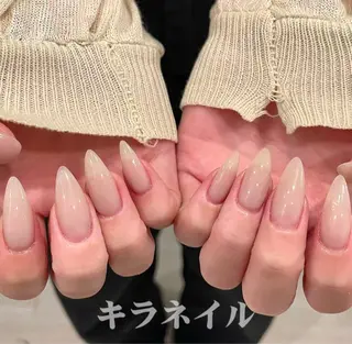 ネイル 🎀kira 長さだし💗モチ最高のネイルデザイン