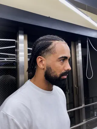 ショート メンズ 加藤 エバンのヘアスタイル