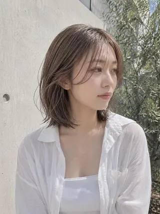 ミディアム ❄️透明感カラー❄️ メンズ✂️TOWAのヘアスタイル