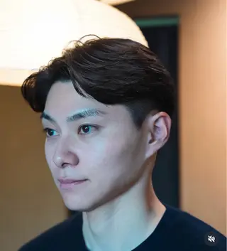 パーマ メンズ メンズショート タチカワユウキのヘアスタイル